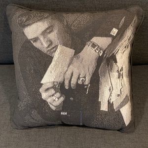 Elvis Presley Opening Love Letters From Fans Throw Pillow 15” X 15” New No Tags